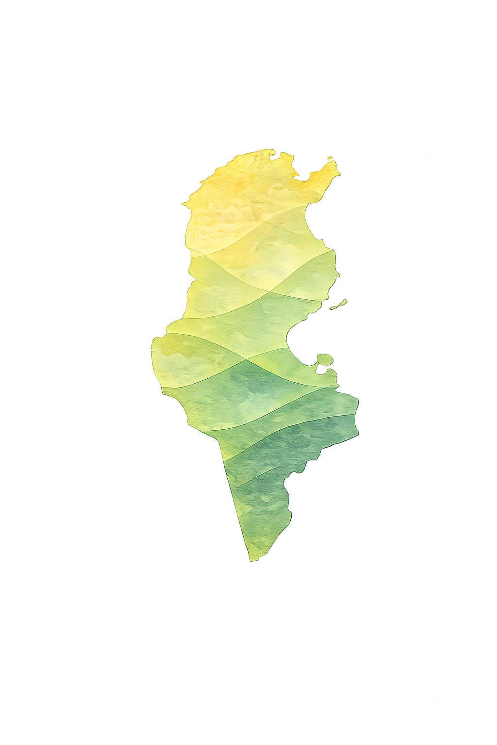 Map, Tunisia